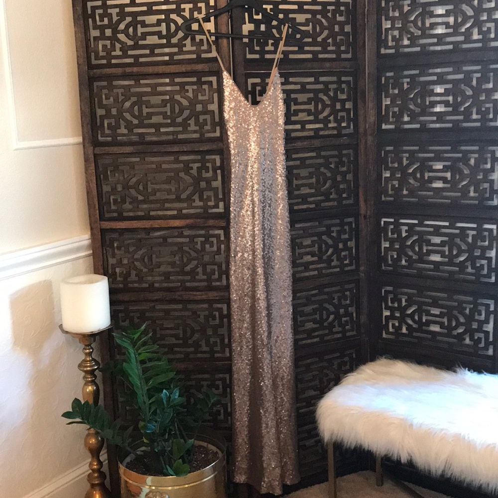 Sequined gown Christina Will